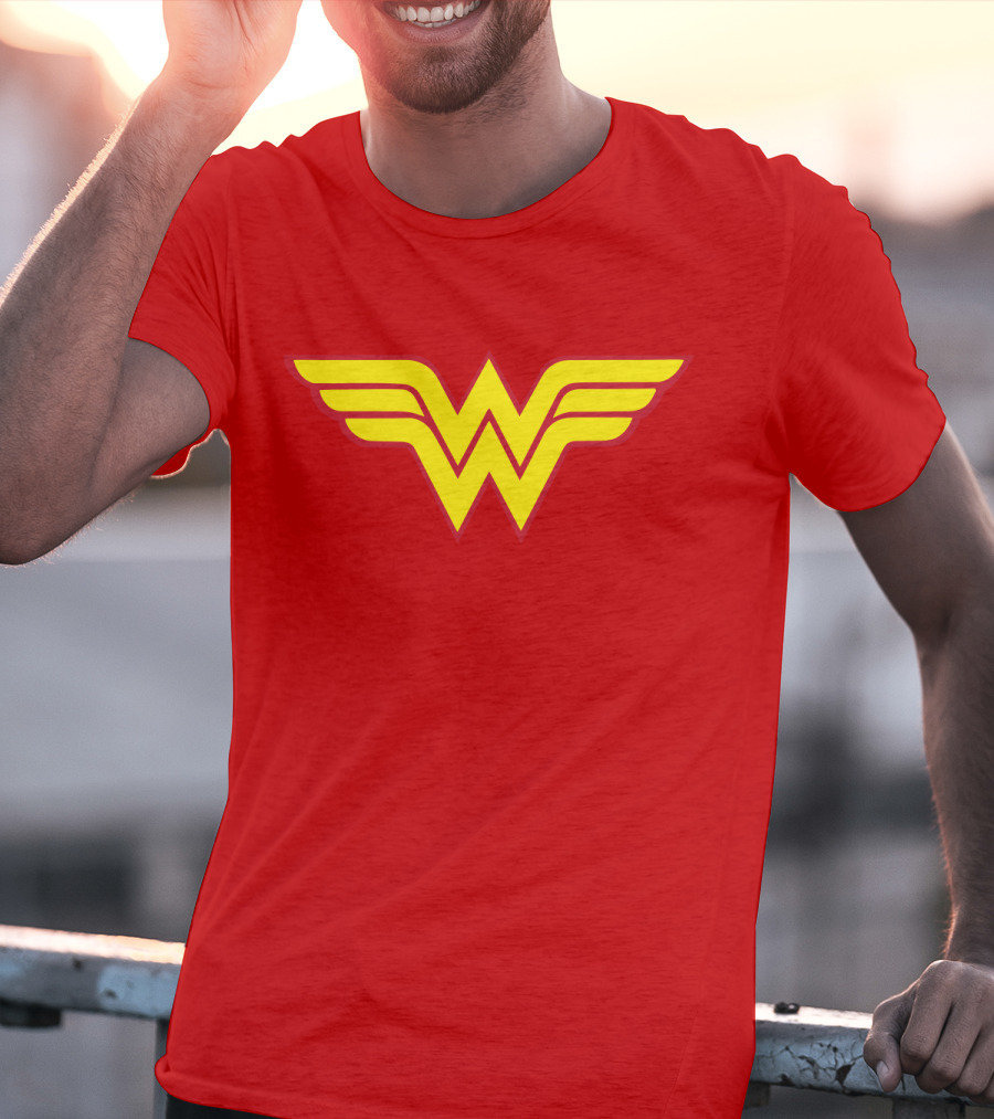 Wonder Woman Classic Yellow Emblem T-Shirt