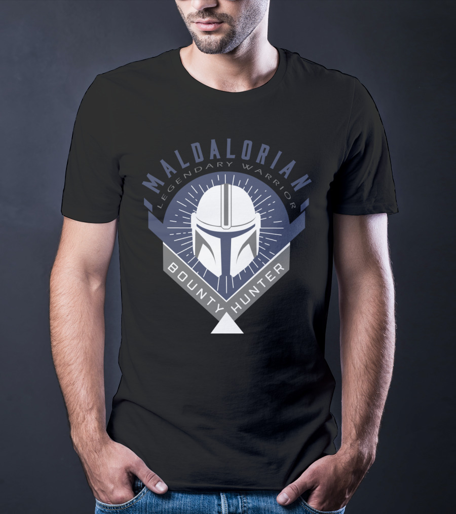 Maldalorian Legendary Warrior Bounty Hunter Helmet T-Shirt