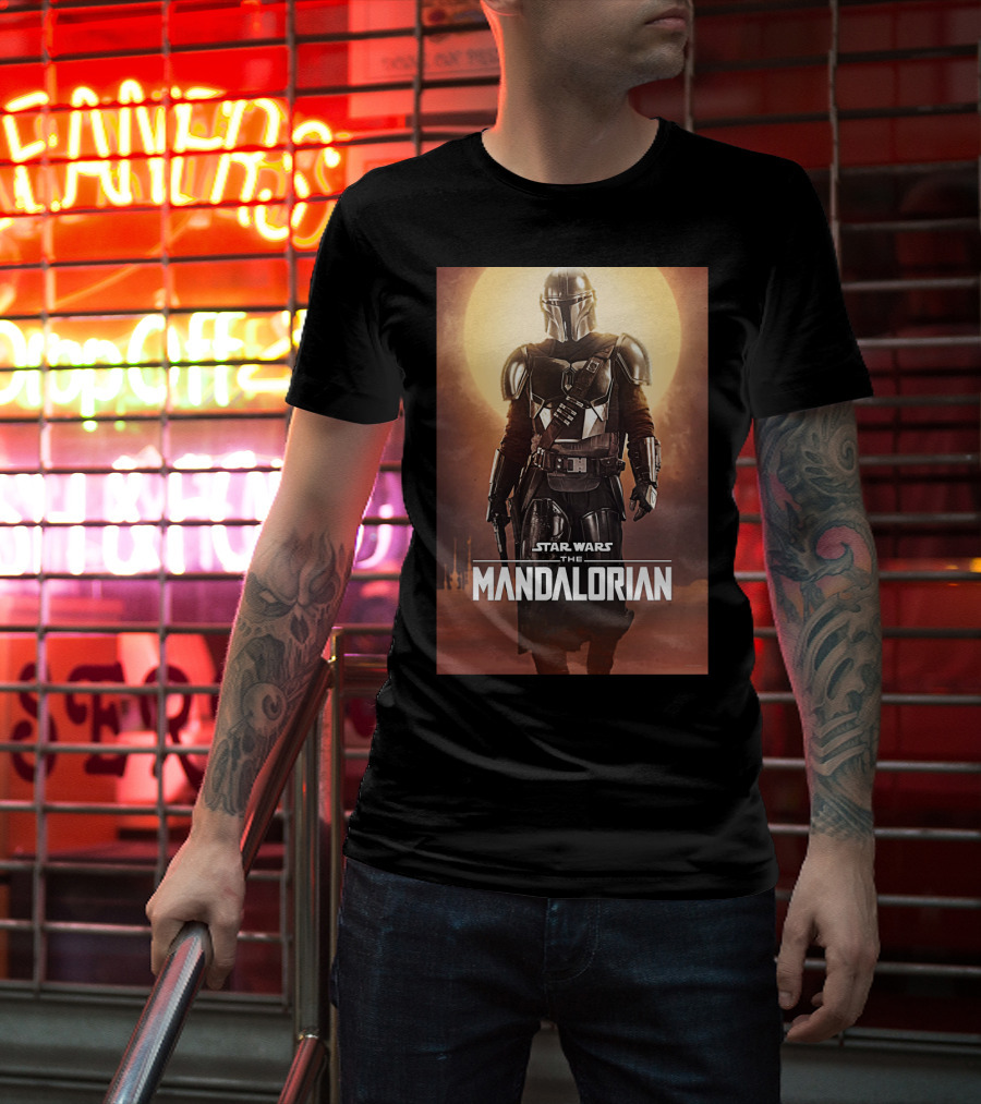 Star Wars The Mandalorian Bounty Hunter T-Shirt