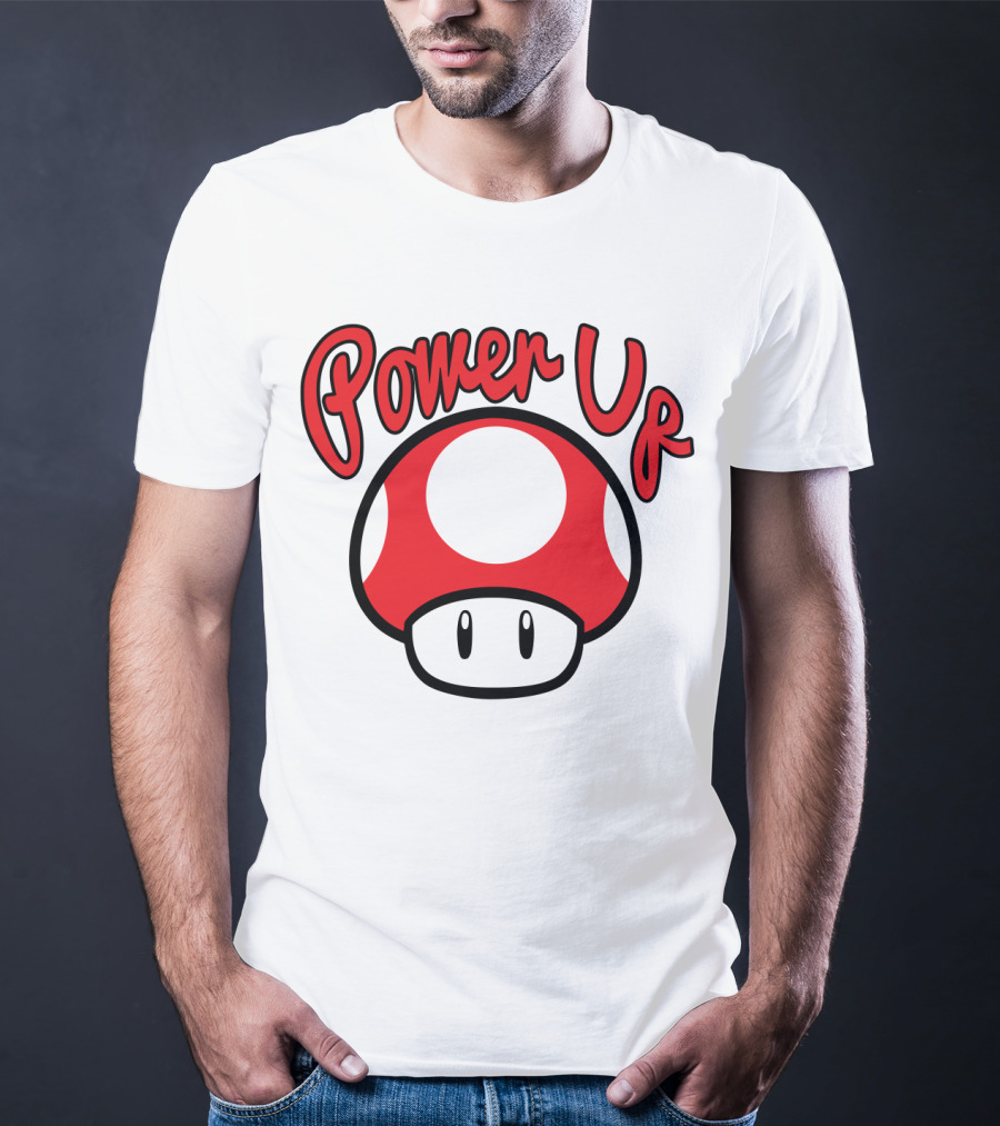 Super Mario Power Up Mushroom T-Shirt