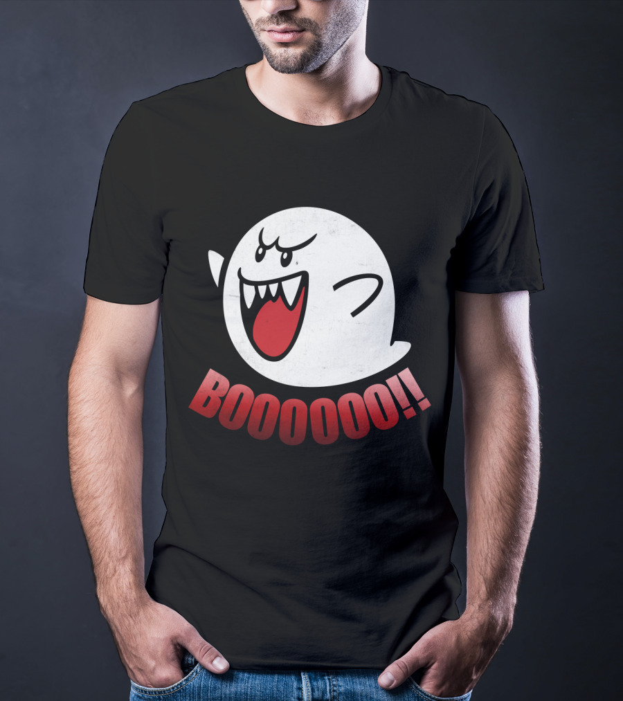 Super Mario Boo Ghost Booooo T-Shirt