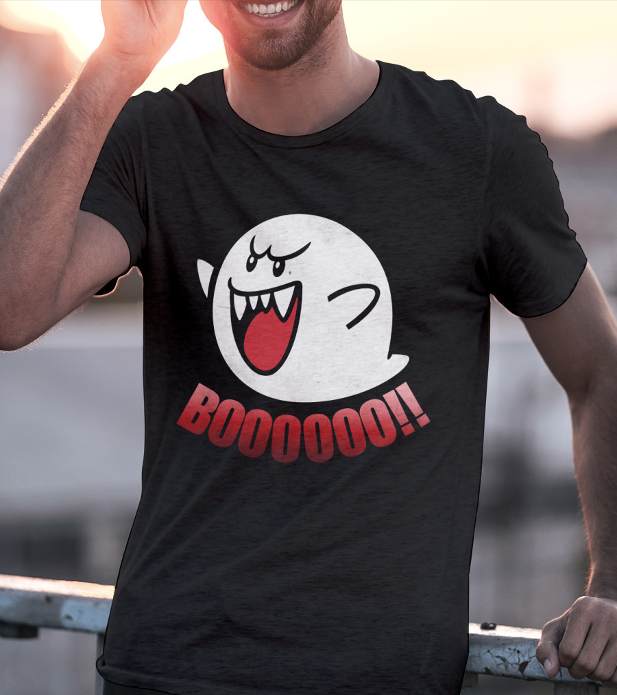 Super Mario Boo Ghost Booooo T-Shirt