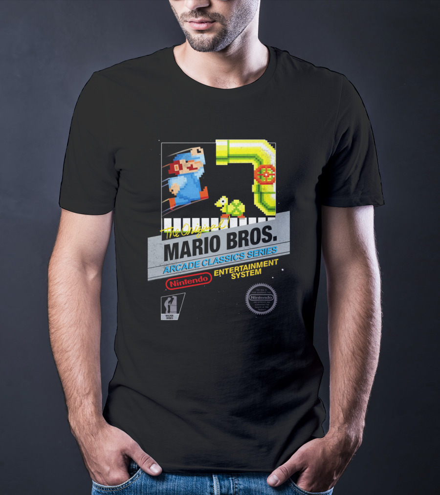 The Original Nintendo Entertainment System Mario Bros Arcade Classics Series T-Shirt