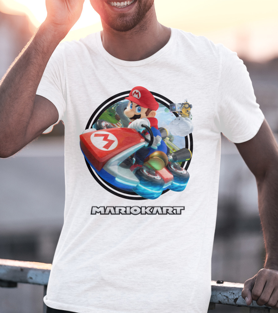 Mario Kart Racing Adventure With Iconic Game Characters T-Shirt
