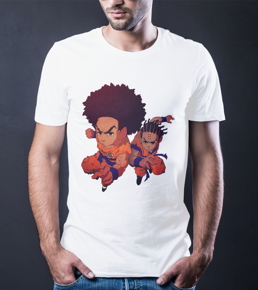 Dragonball Z Fusion Afro Style Characters T-Shirt