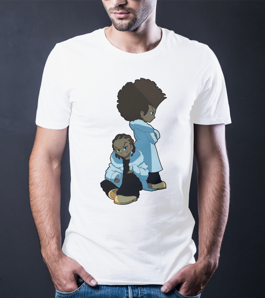 The Boondocks Huey And Riley Characters T-Shirt