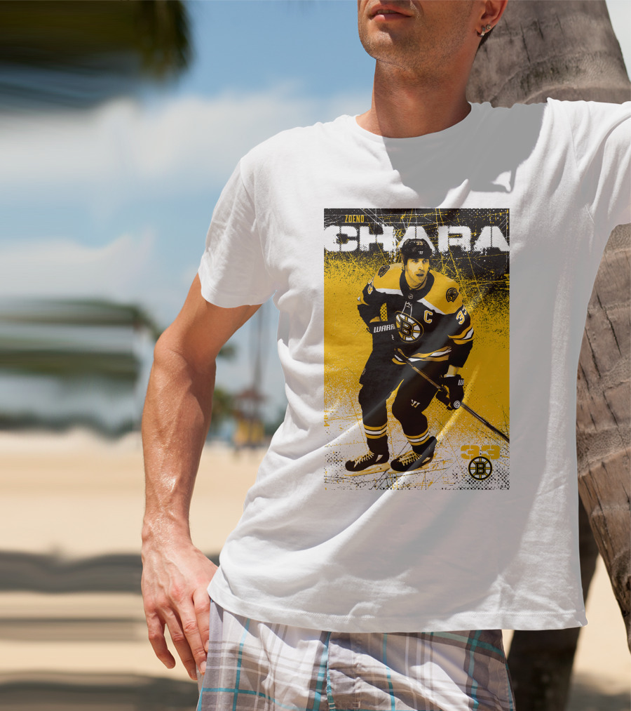 Zdeno Chara Boston Bruins 33 Hockey Captain T-Shirt