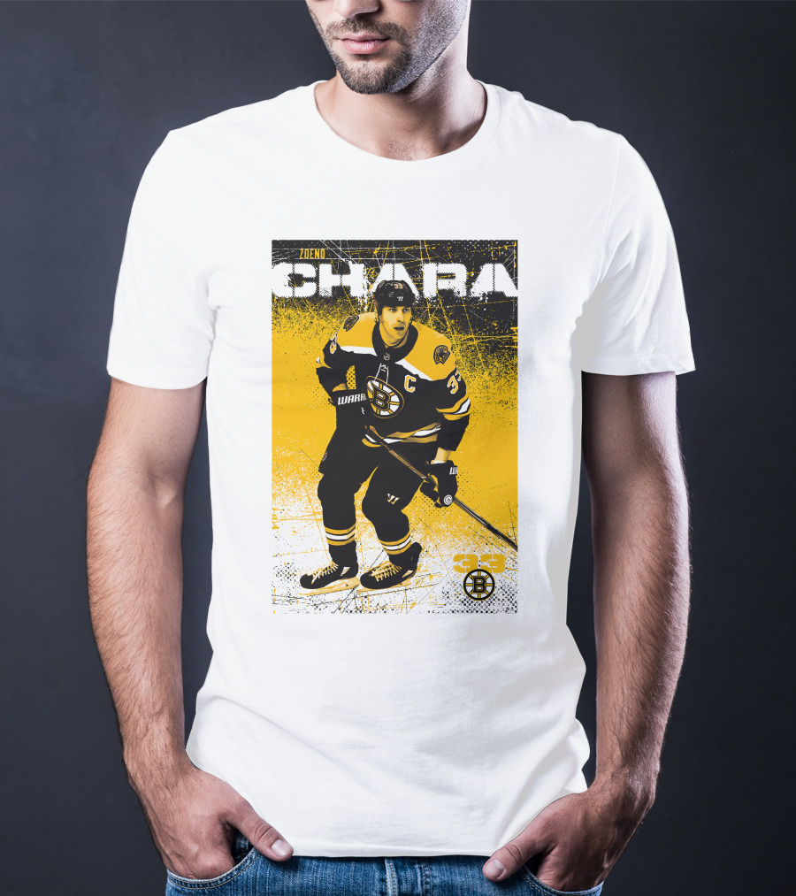 Zdeno Chara Boston Bruins 33 Hockey Captain T-Shirt