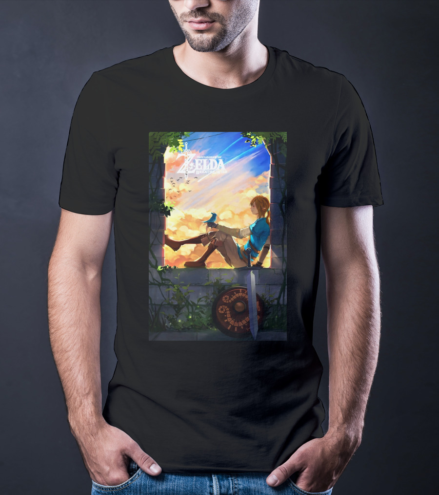 The Legend Of Zelda Breath Of The Wild Heroic Reflection T-Shirt