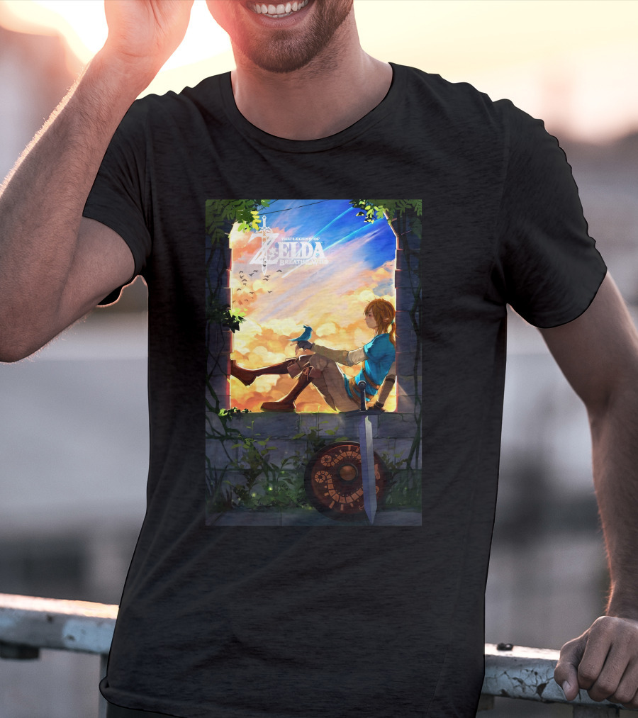 The Legend Of Zelda Breath Of The Wild Heroic Reflection T-Shirt