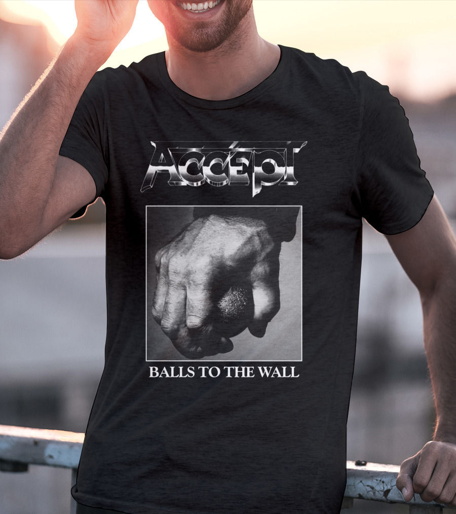 Accept Balls To The Wall Album Cover T-Shirt