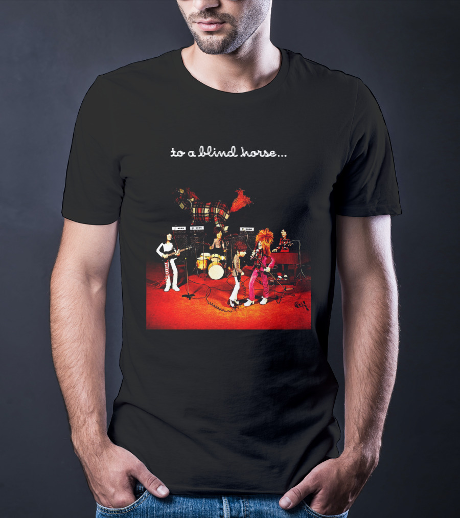 To A Blind Horse Band Performance Scene T-Shirt
