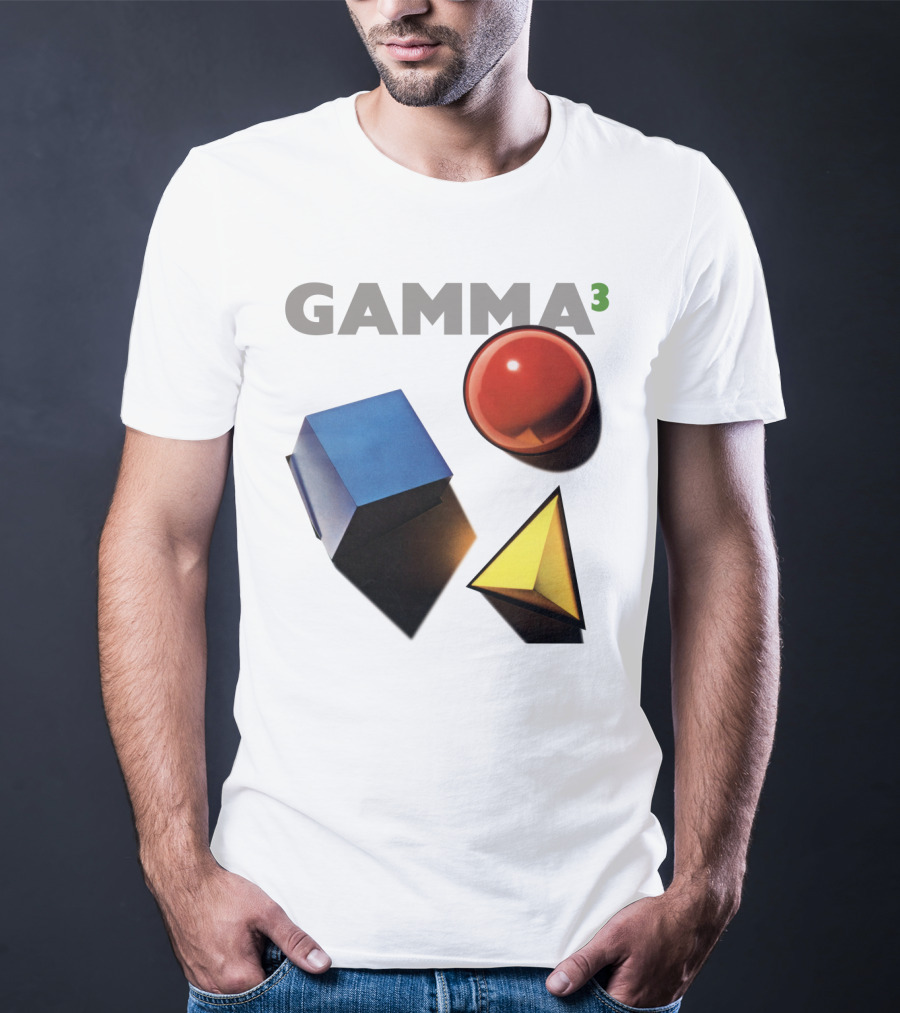 GAMMA 3 Geometric Shapes Cube Sphere Pyramid T-Shirt