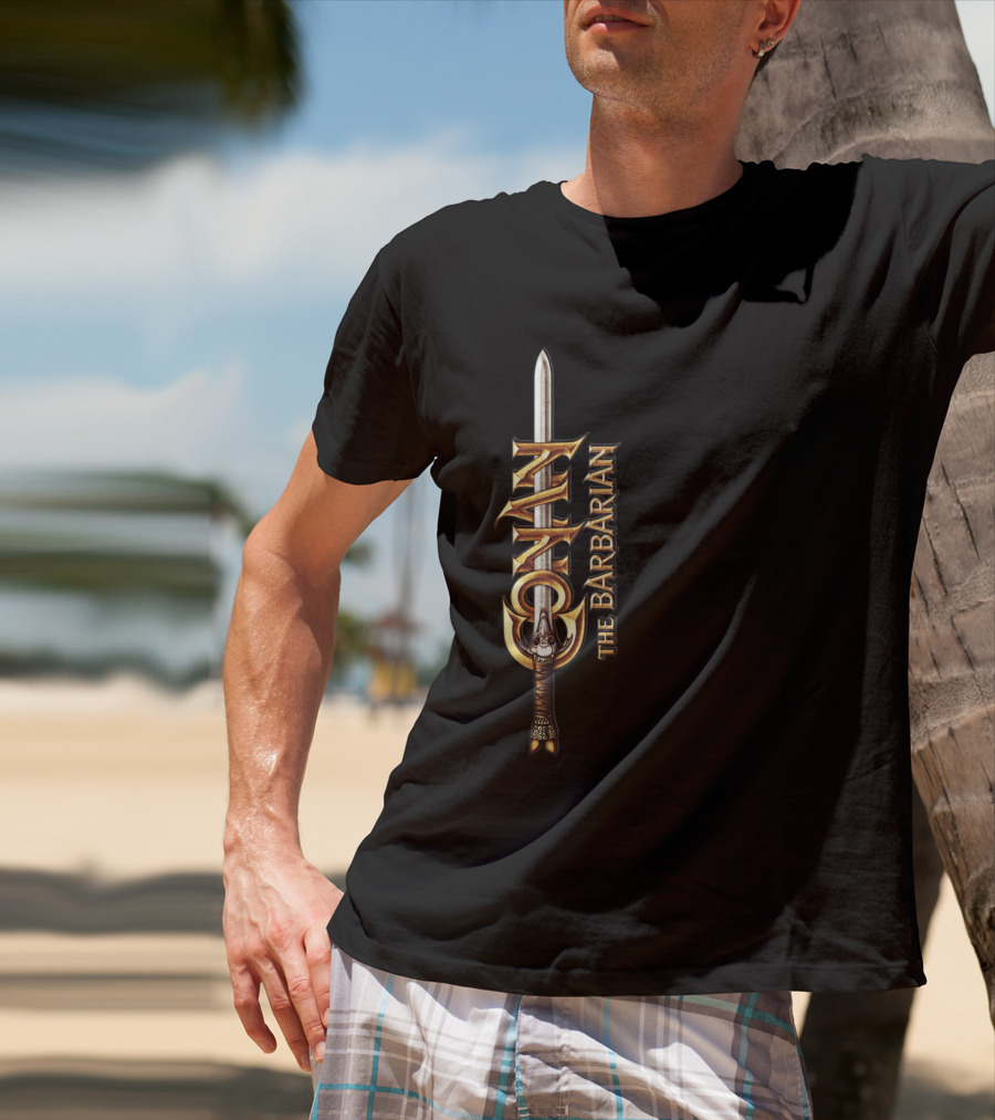 Conan The Barbarian Sword Logo CB 036 T-Shirt