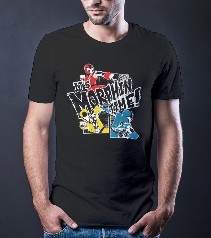 It's Morphin Time Power Rangers T-Shirt