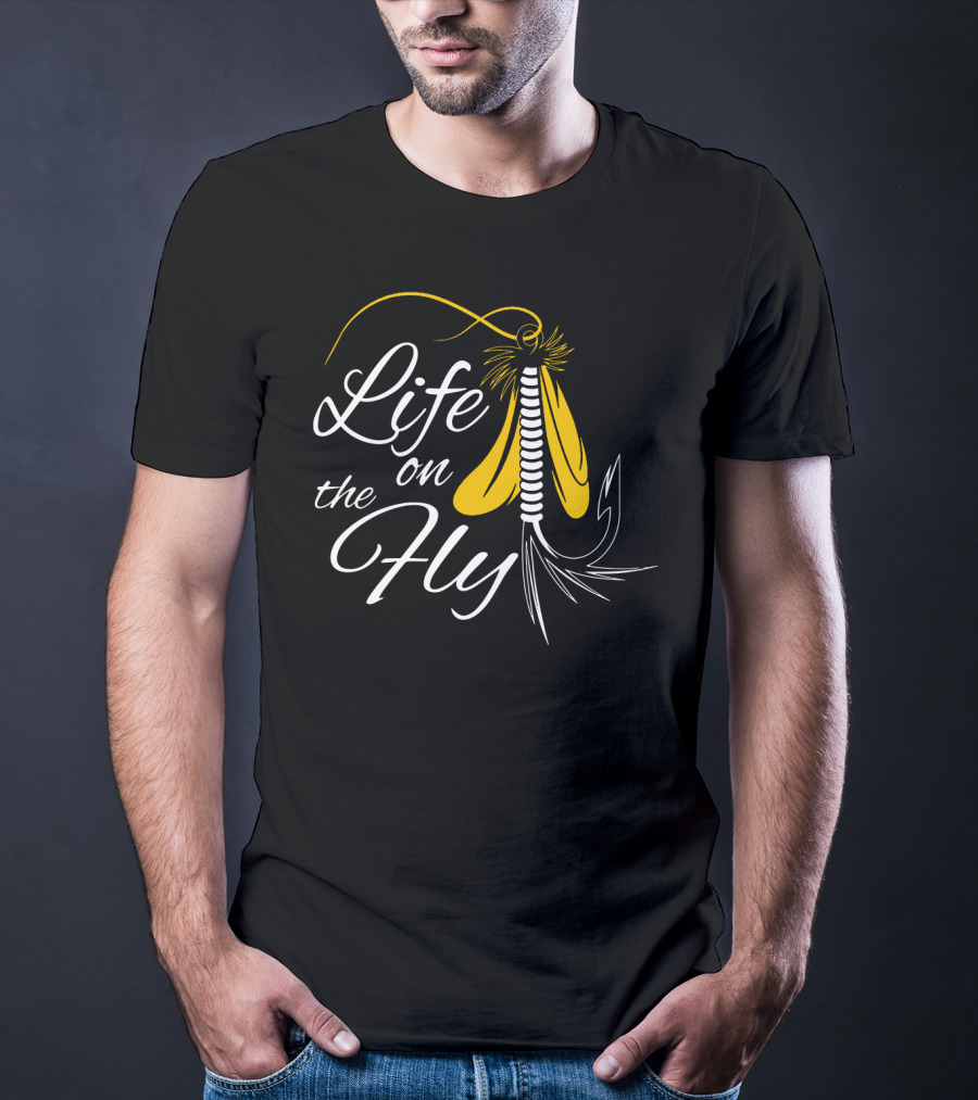 Life On The Fly Fishing Lure Adventure T-Shirt