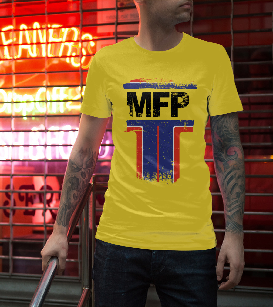 Mad Max MFP Main Force Patrol Vintage Logo Ao Vang T-Shirt