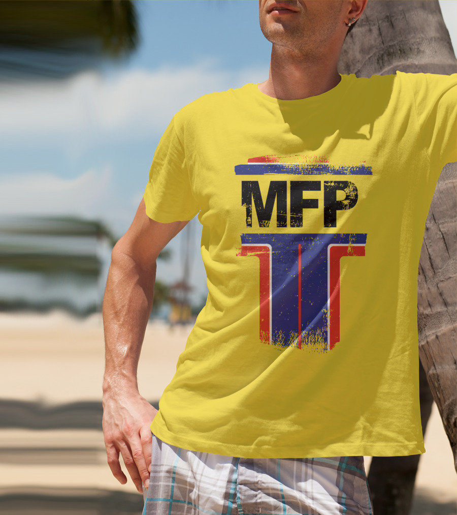 Mad Max MFP Main Force Patrol Vintage Logo Ao Vang T-Shirt