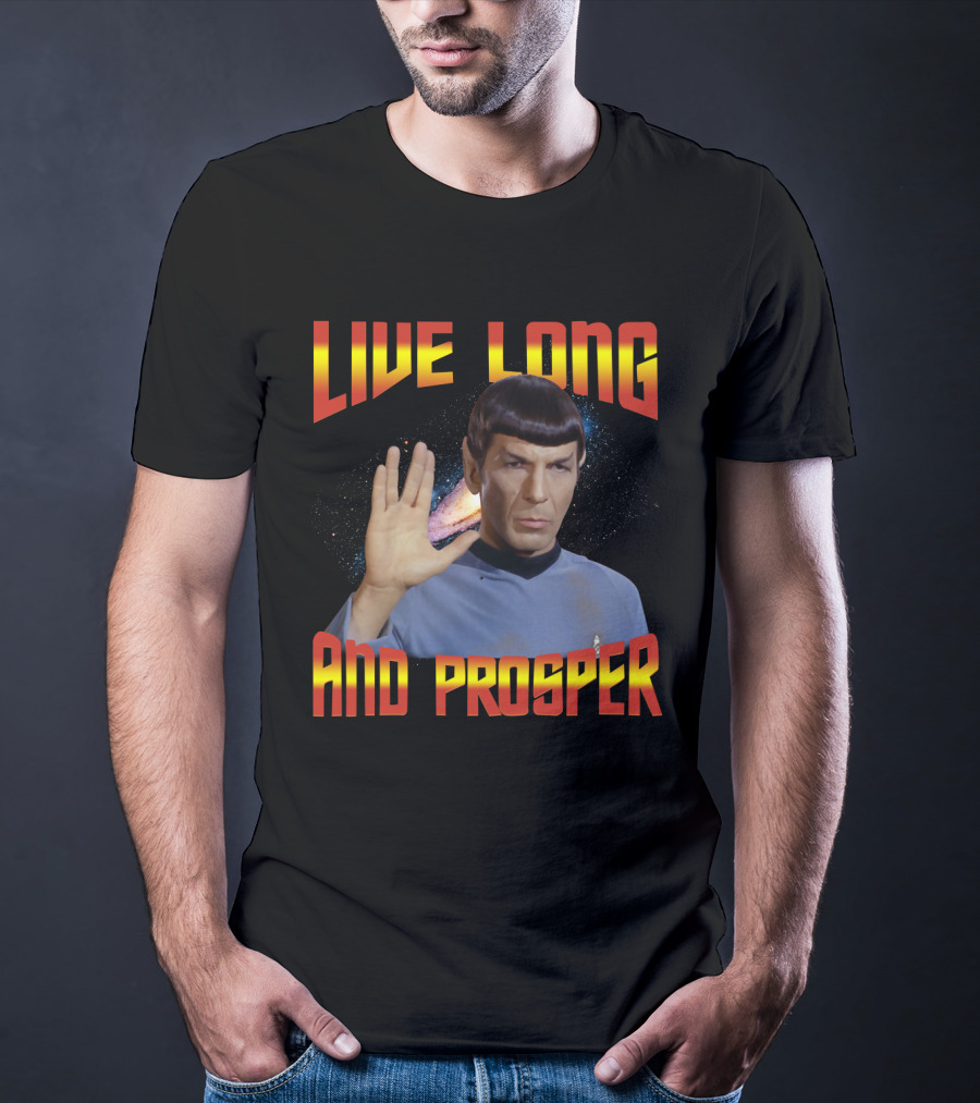 13 Star Trek Spock Live Long And Prosper Hand Gesture T-Shirt