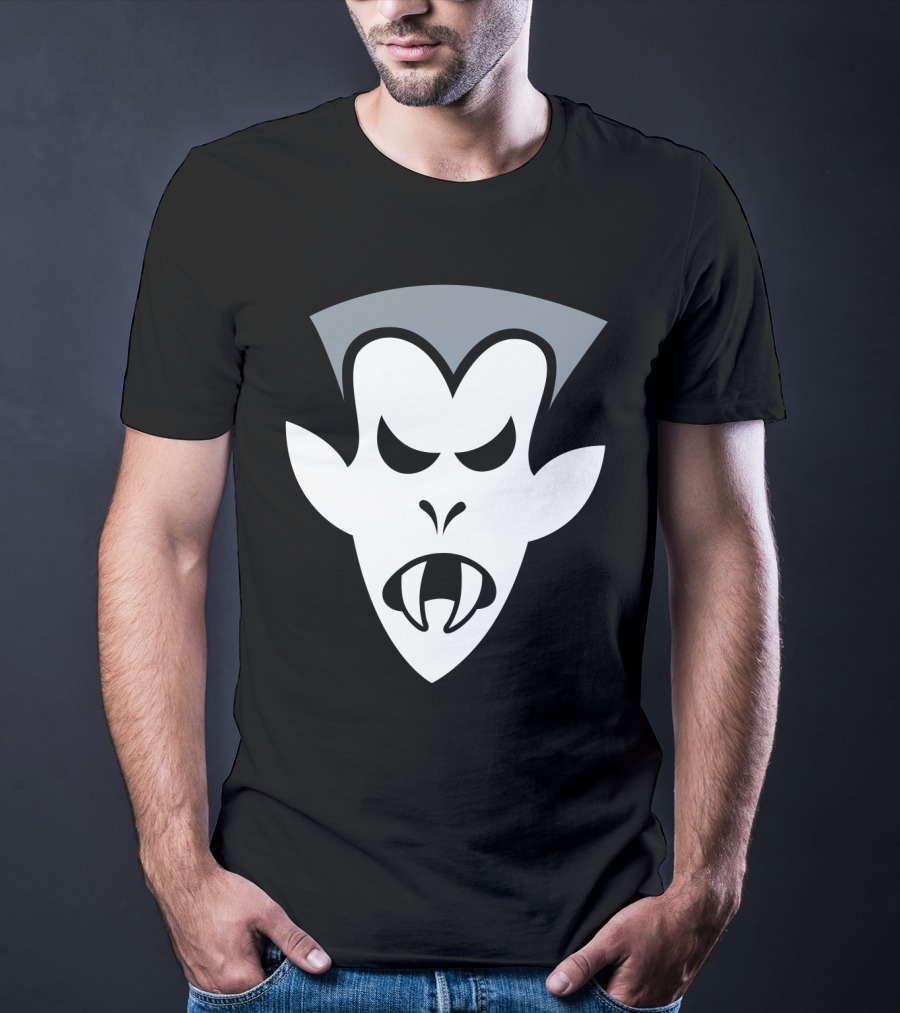 Halloween Angry Vampire Face T-Shirt
