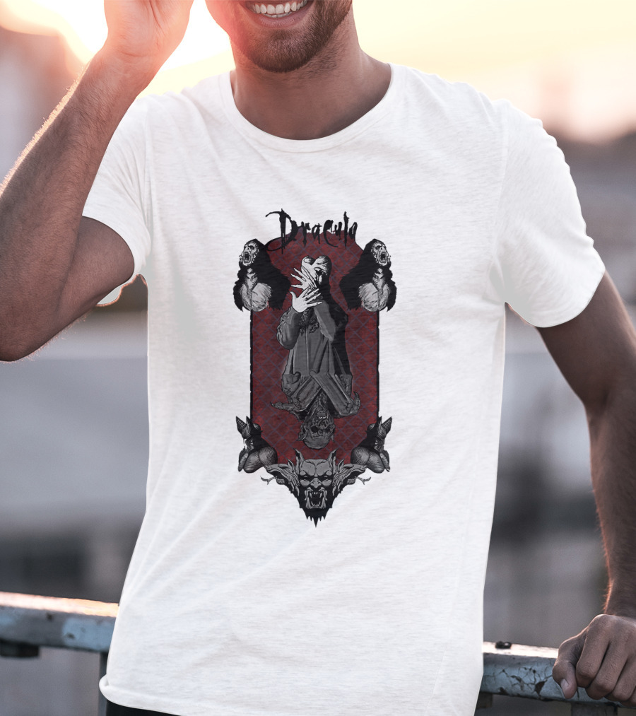Dracula Vampire Gothic Horror Iconic Imagery T-Shirt