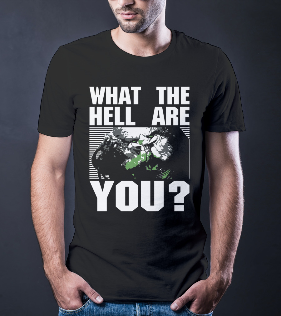 Predator Alien What The Hell Are You? T-Shirt
