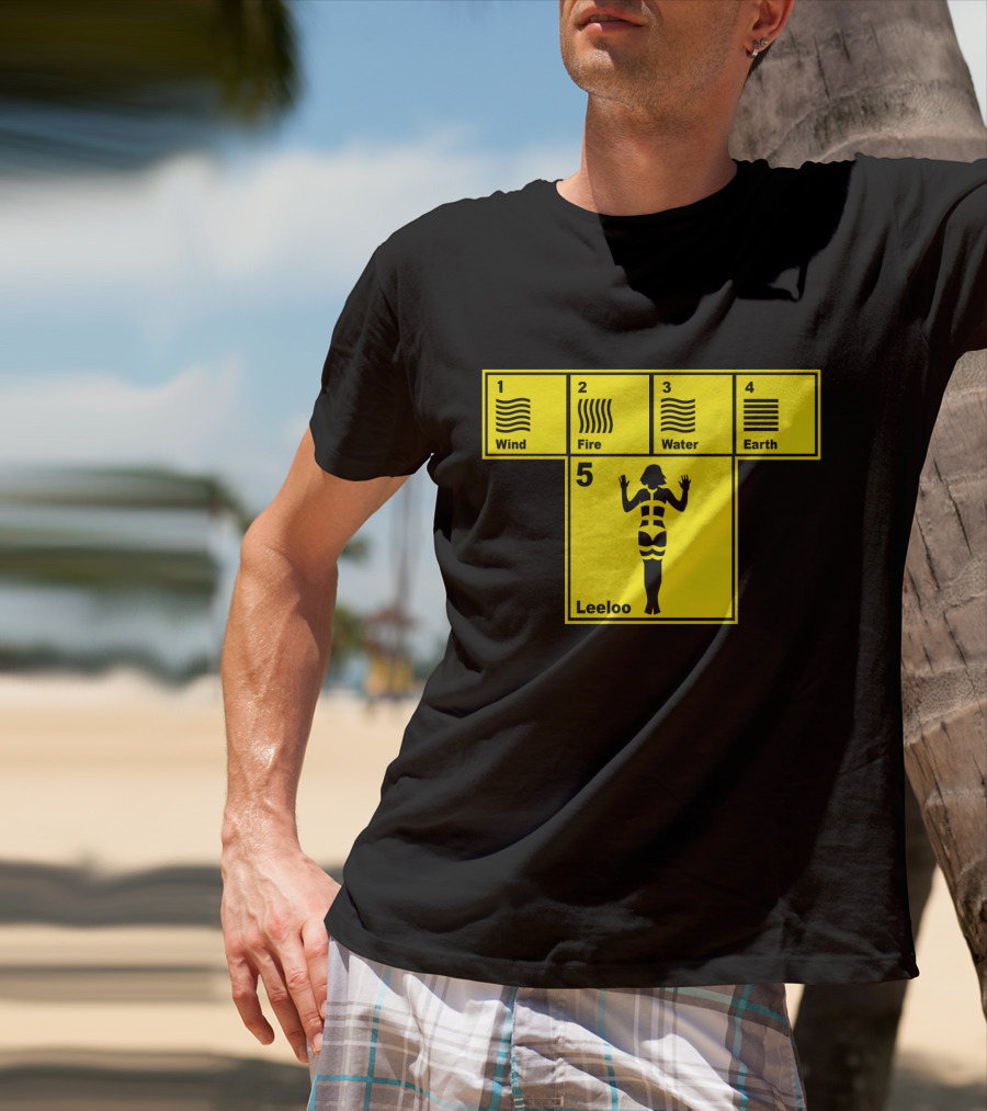 Wind Fire Water Earth Leeloo The Fifth Element T-Shirt