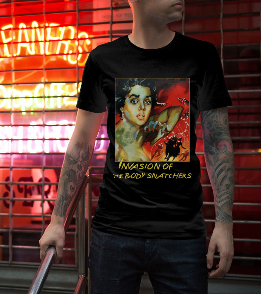 Invasion Of The Body Snatchers 1978 Classic Horror Movie Cover T-Shirt