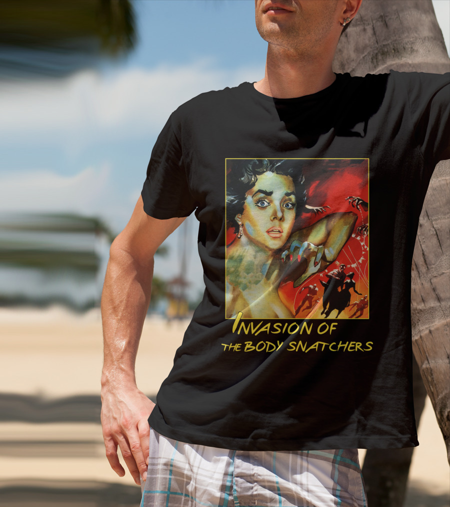 Invasion Of The Body Snatchers 1978 Classic Horror Movie Cover T-Shirt