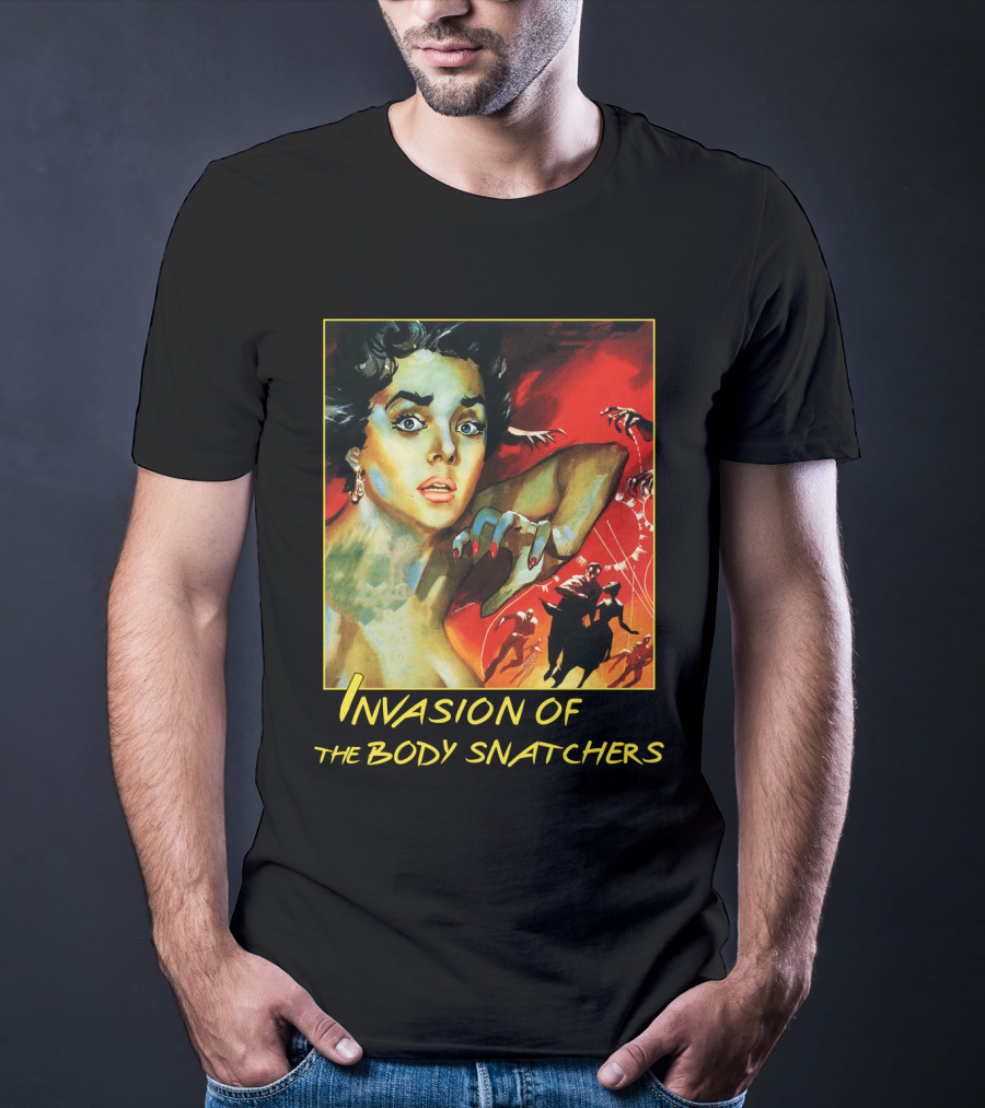 Invasion Of The Body Snatchers 1978 Classic Horror Movie Cover T-Shirt