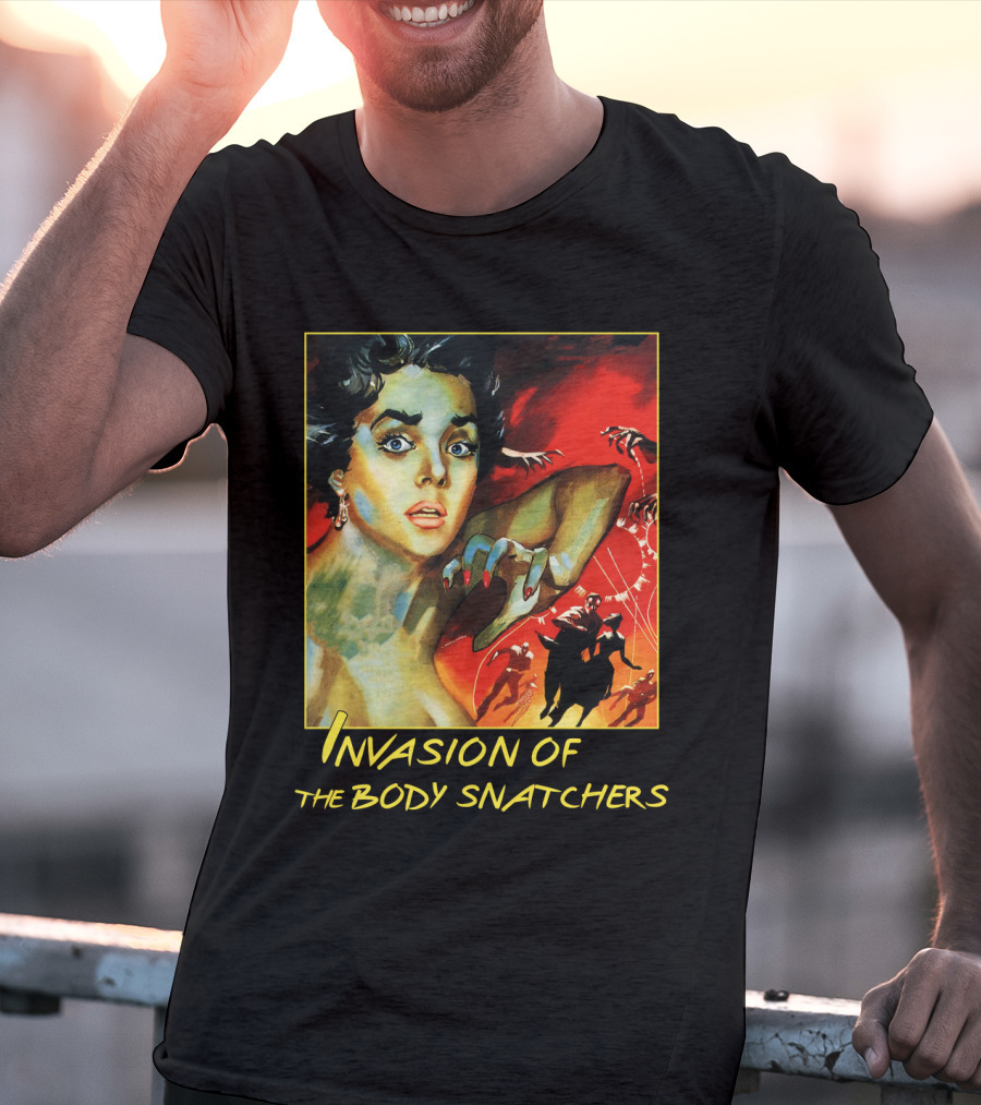 Invasion Of The Body Snatchers 1978 Classic Horror Movie Cover T-Shirt