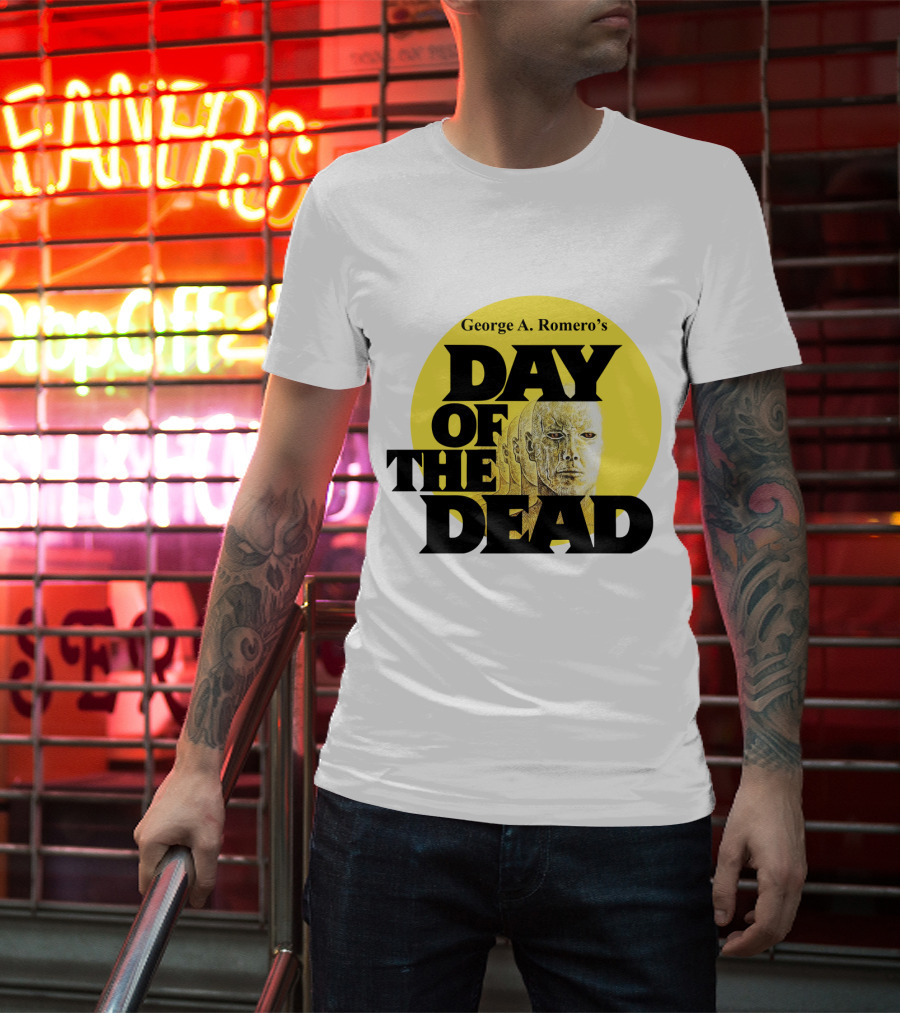 George A. Romero's Day Of The Dead Zombie Horror Movie T-Shirt