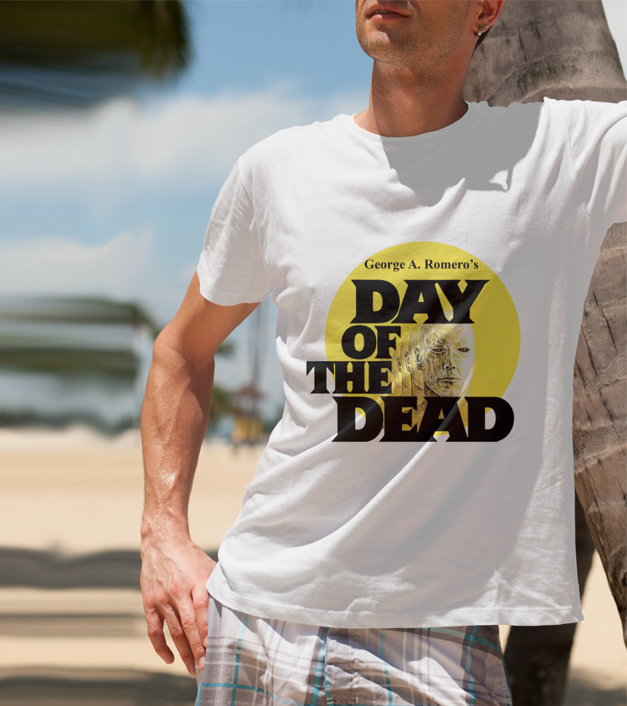 George A. Romero's Day Of The Dead Zombie Horror Movie T-Shirt