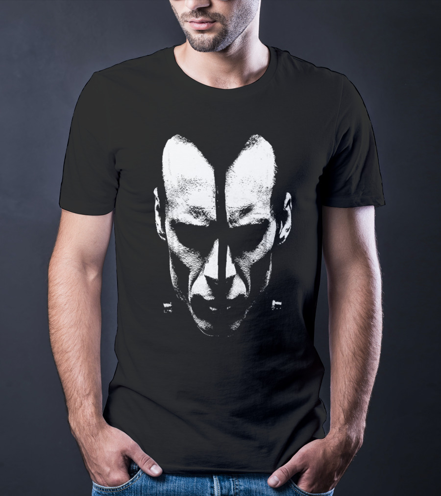Doyle Wolfgang Von Frankenstein MT Masked Face Monochrome T-Shirt