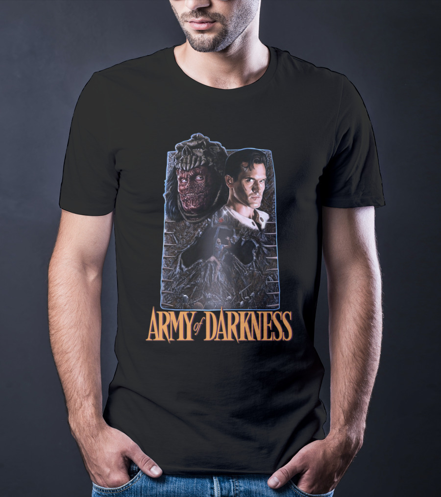 Army Of Darkness Heroic Battle Against Evil Forces T-Shirt