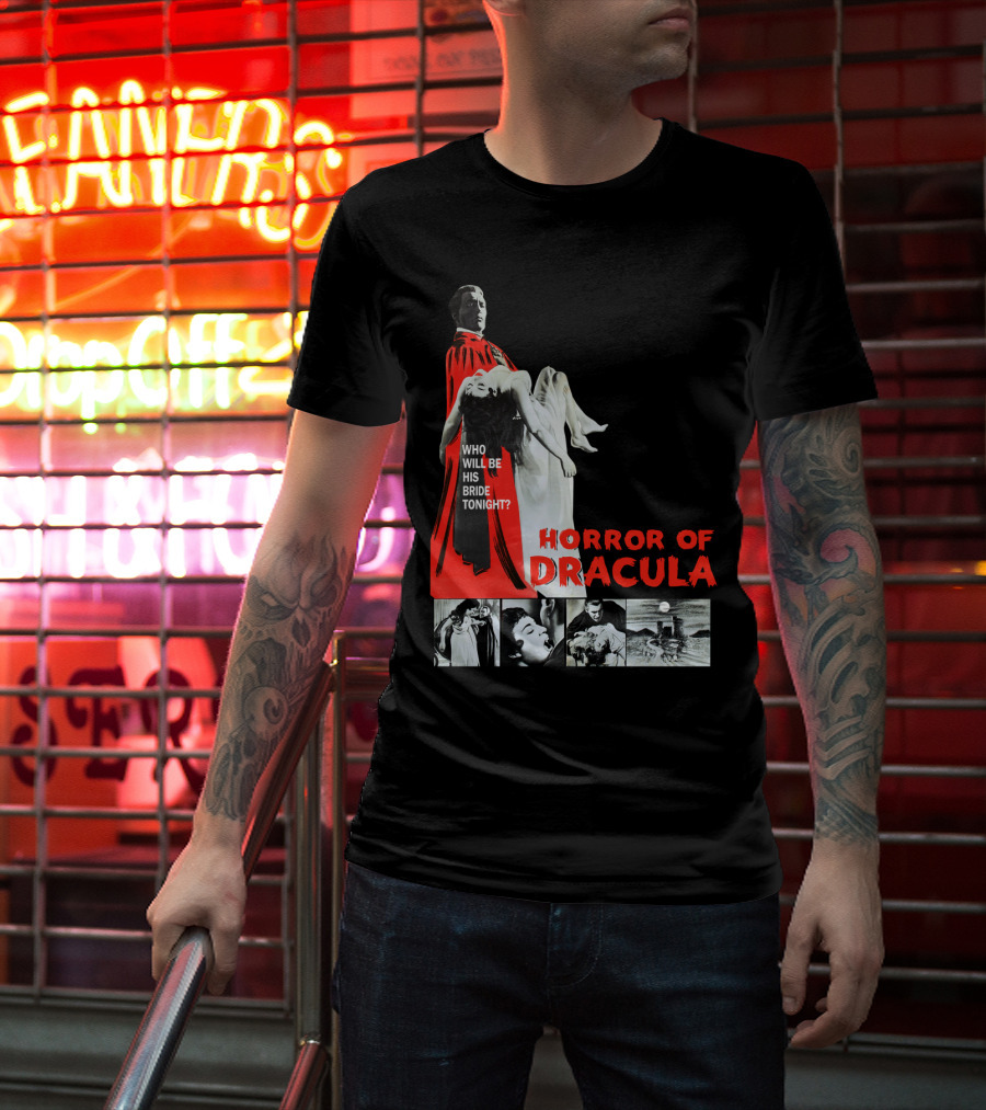 Horror Of Dracula Who Will Be His Bride Tonight T-Shirt