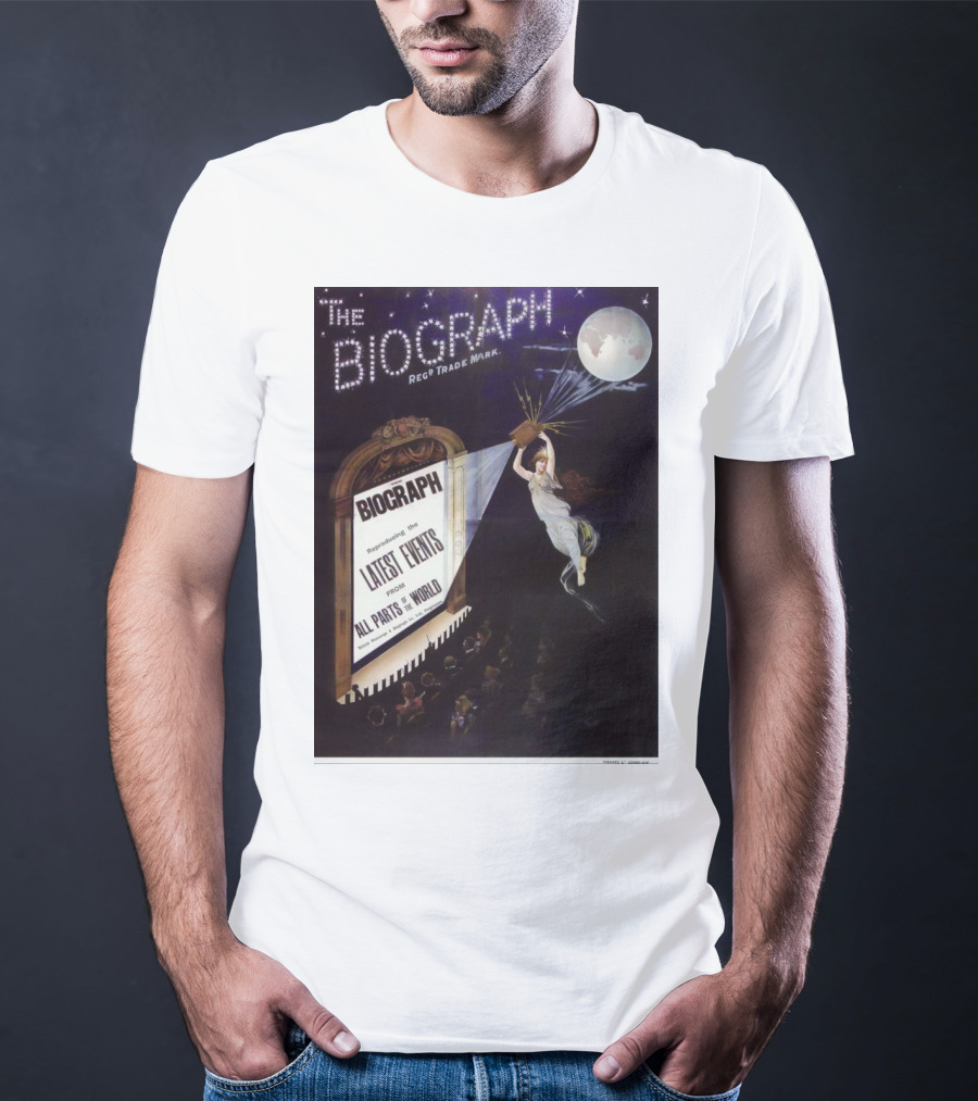 The Biograph 1910 Reg Trade Mark Biograph Presenting Latest Events From All Parts Of The World T-Shirt