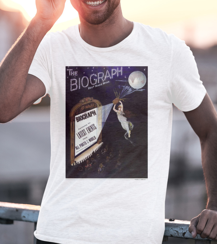 The Biograph 1910 Reg Trade Mark Biograph Presenting Latest Events From All Parts Of The World T-Shirt