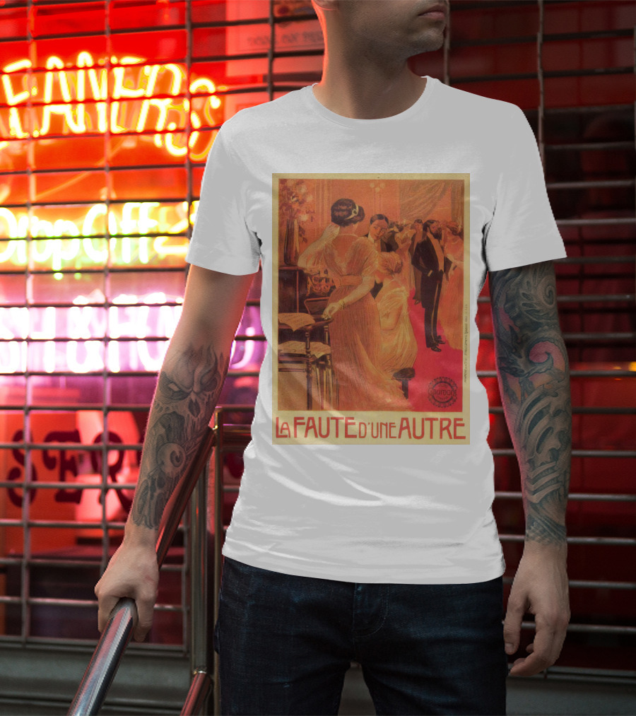 La Faute D'un Autre 1910 Elegant Ballroom Scene Bourgeois Society Vintage T-Shirt