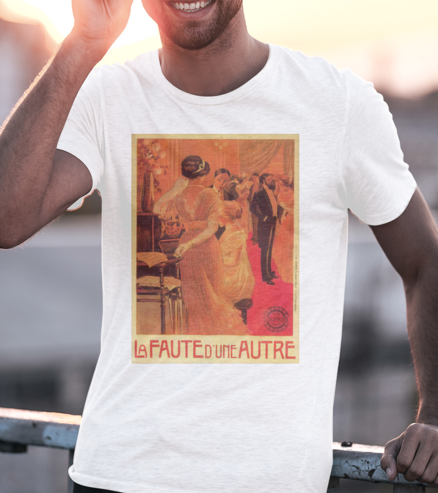 La Faute D'un Autre 1910 Elegant Ballroom Scene Bourgeois Society Vintage T-Shirt