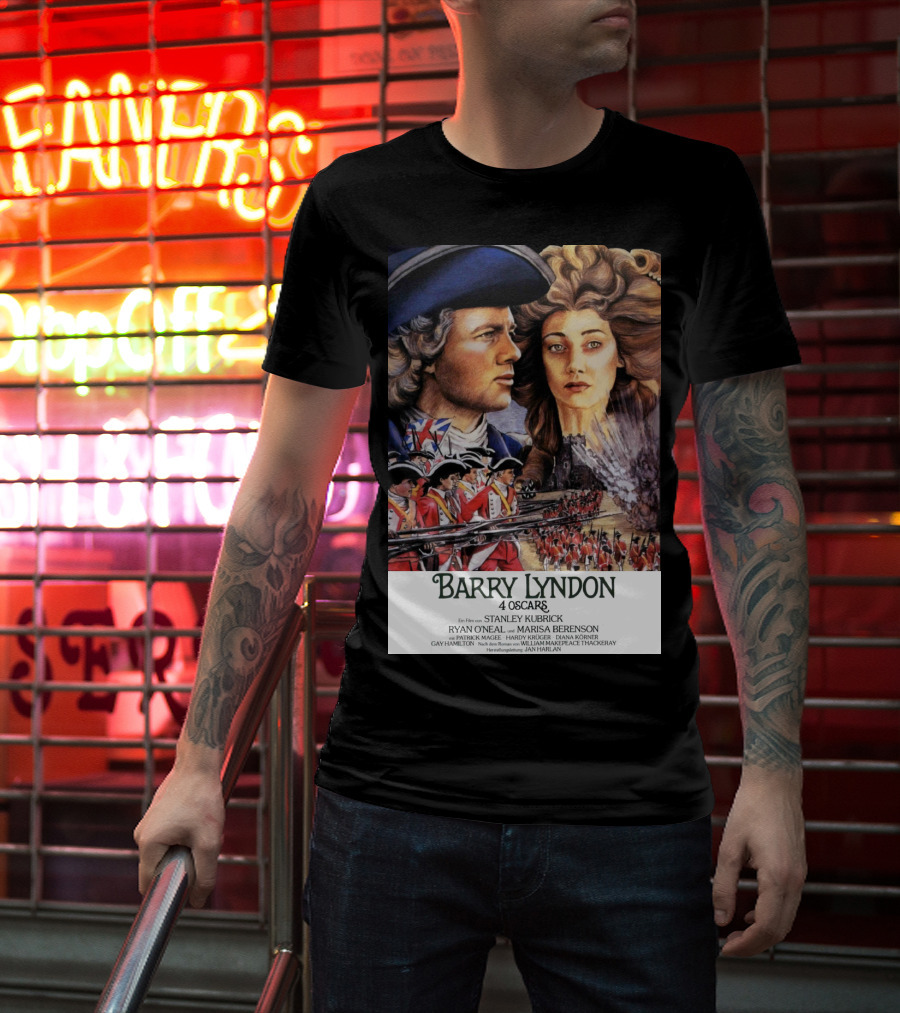 Barry Lyndon Stanley Kubrick 4 Oscars Ryan O'Neal Marisa Berenson T-Shirt