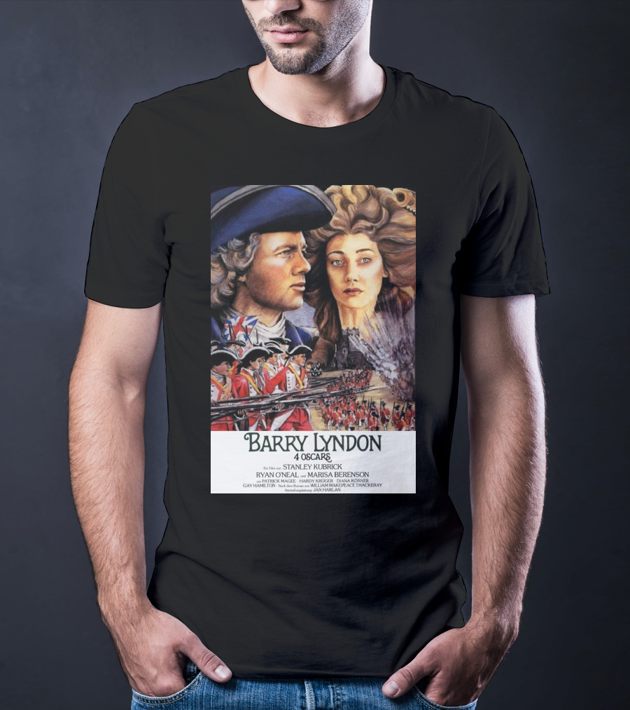 Barry Lyndon Stanley Kubrick 4 Oscars Ryan O'Neal Marisa Berenson T-Shirt