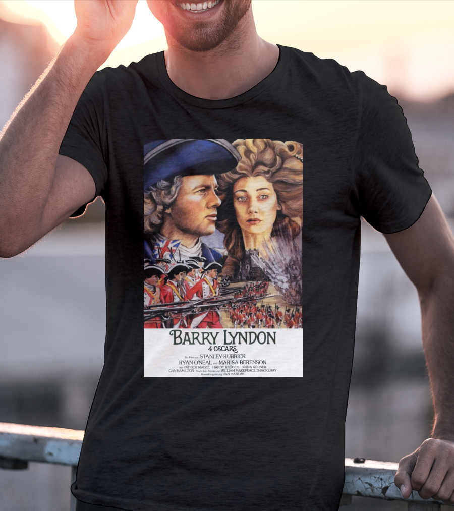 Barry Lyndon Stanley Kubrick 4 Oscars Ryan O'Neal Marisa Berenson T-Shirt