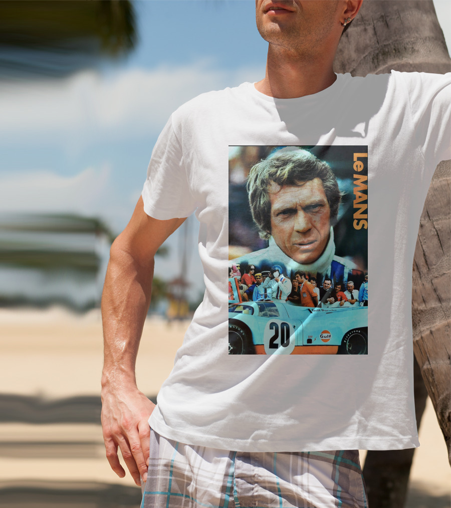 Le Mans 1971 Steve McQueen Gulf Racing 20 T-Shirt