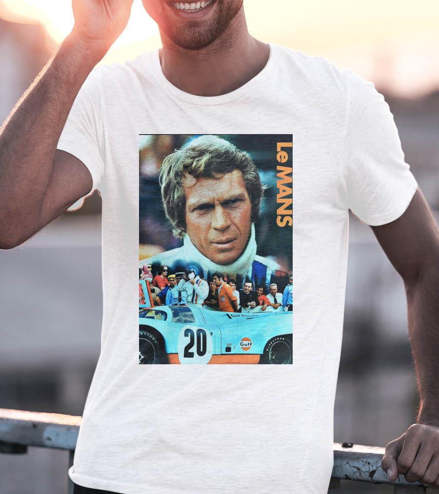 Le Mans 1971 Steve McQueen Gulf Racing 20 T-Shirt