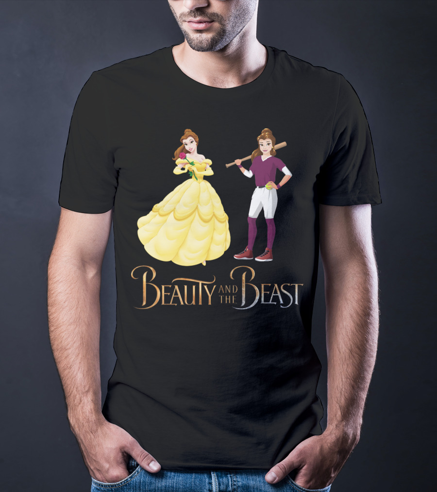 Beauty And The Beast Softball T-Shirt