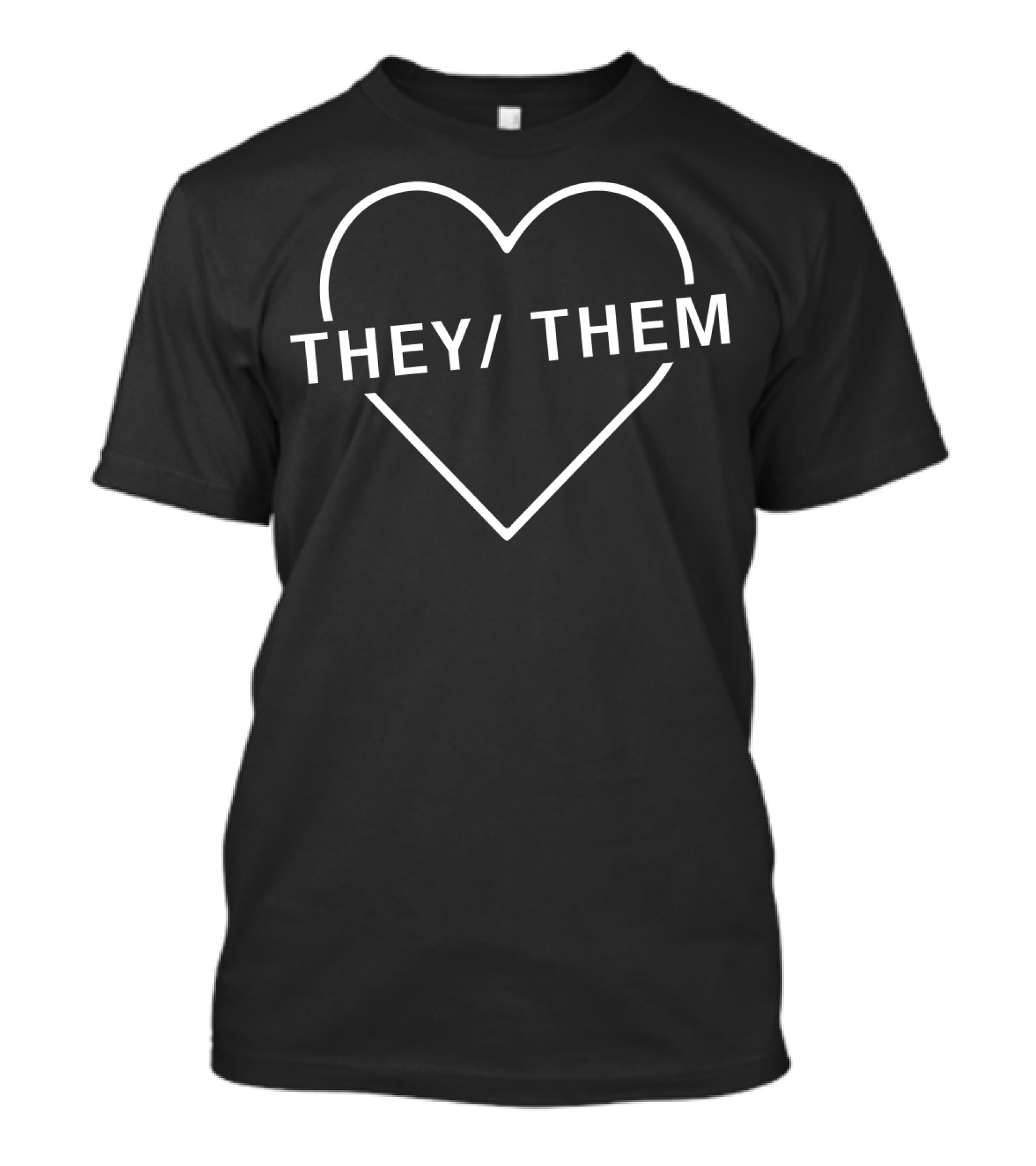 THEY THEM Heart T-Shirt
