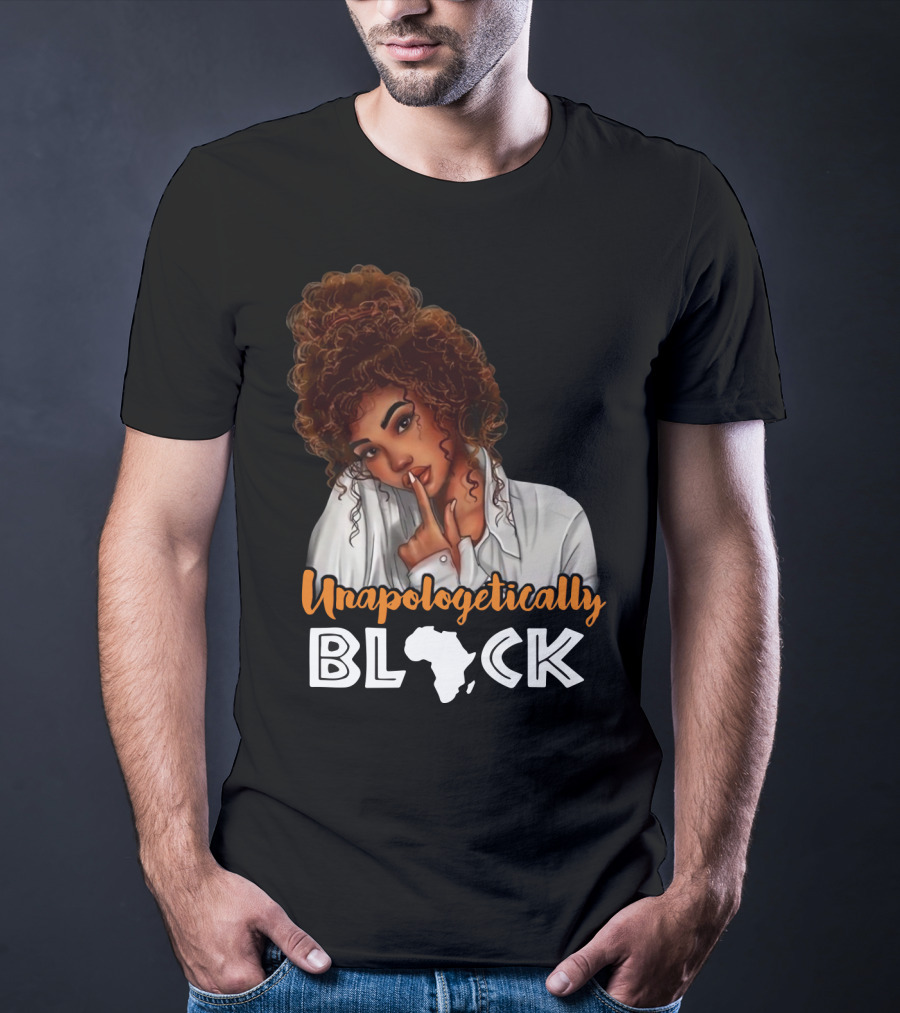 Unapologetically Black African Map T-Shirt