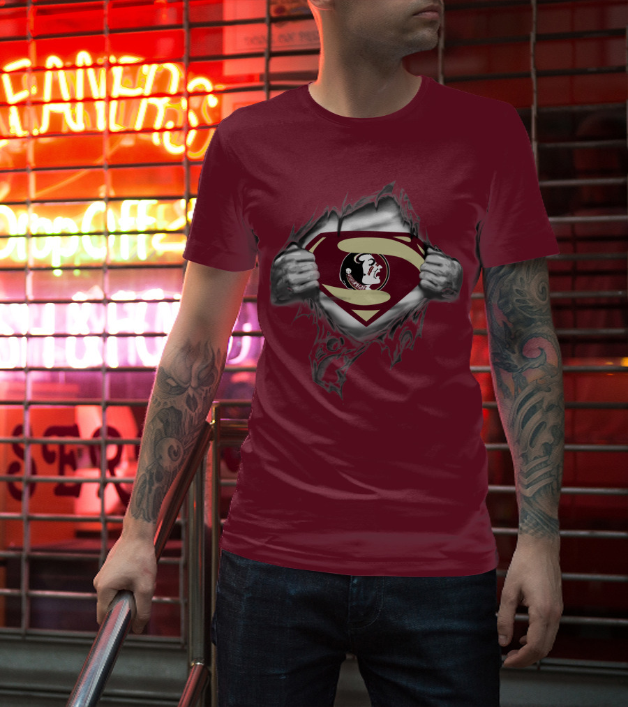 Seminoles Superman Logo Mashup T-Shirt