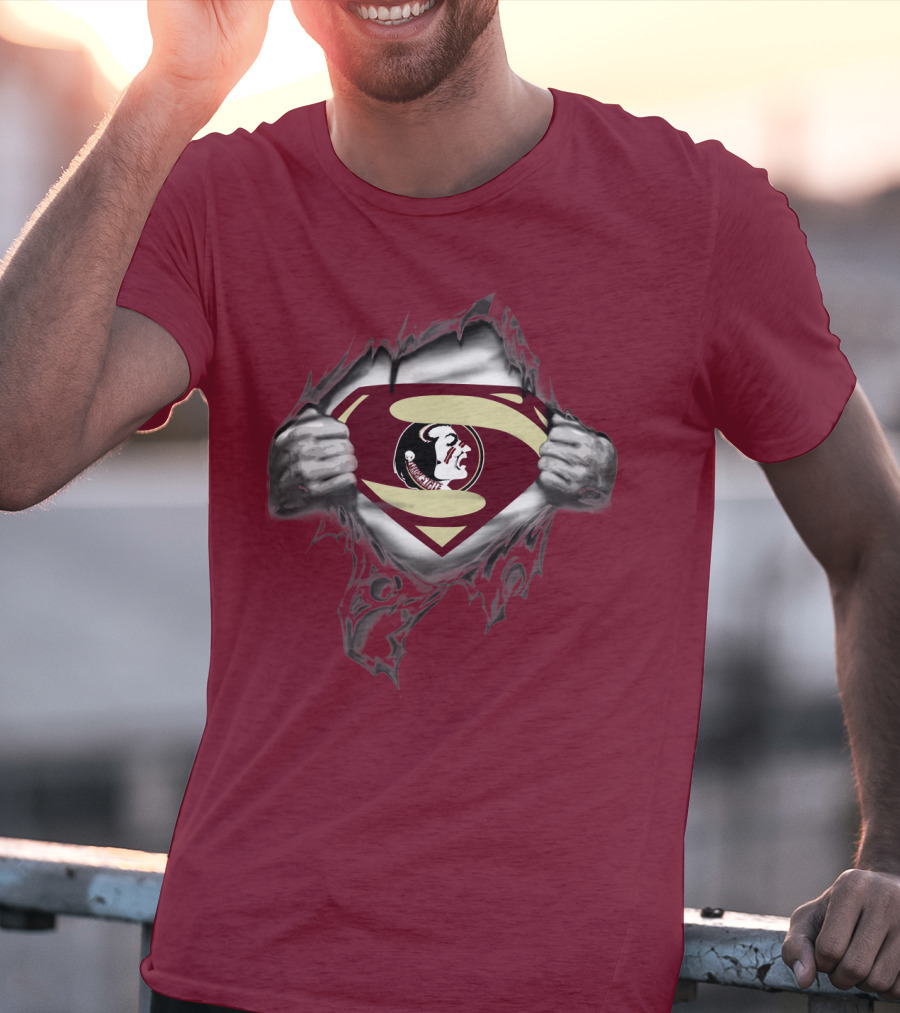 Seminoles Superman Logo Mashup T-Shirt